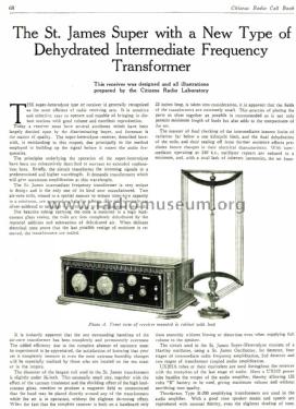St. James Super-Heterodyne ; Oscillector, St. (ID = 3040693) Radio