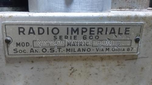 Imperiale 601; OST O.S.T., Officina (ID = 2476155) Radio