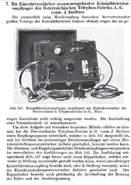 Detektor-Empfänger + NF-Verst. ; ÖTAG; (ID = 1728904) Galena