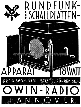 G3W; Owin; Hannover (ID = 1746901) Radio