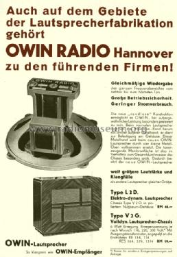 Lautsprecher L2D; Owin; Hannover (ID = 1627491) Speaker-P