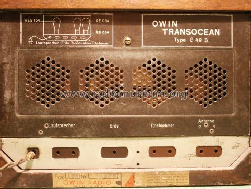 Transocean L49B; Owin; Hannover (ID = 518555) Radio