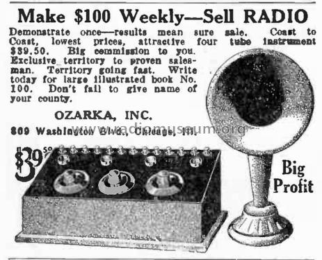 Junior Model No. 199 ; Ozarka Inc.; Chicago (ID = 2003362) Radio