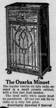 Minuet Model 78 DC; Ozarka Inc.; Chicago (ID = 2090380) Radio