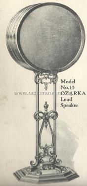 Ozarka Cast Speaker Model No. 15; Ozarka Inc.; Chicago (ID = 2087726) Parlante