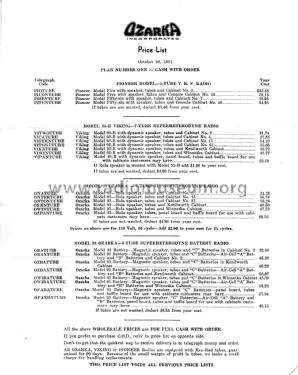 Viking Model 93-B Ch-93AC; Ozarka Inc.; Chicago (ID = 1968702) Radio