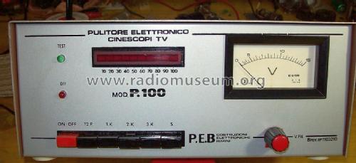 Pulitore elettronico cinescopi TV P100; P.E.B.; Rimini (ID = 1773739) Equipment