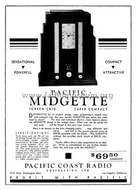 Midgette ; Pacific Coast Radio (ID = 2685117) Radio