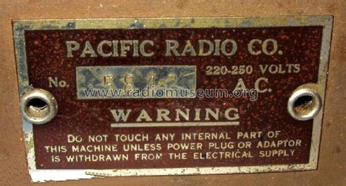 Elite 6 Valve Dual Wave ; Pacific Brand (ID = 1299423) Radio