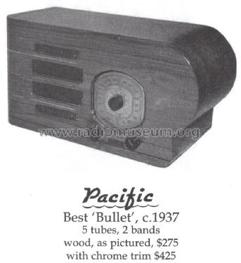 Best Bullet ; Pacific Radio Corp.; (ID = 1455133) Radio