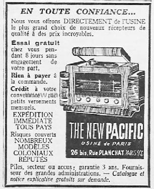 Inconnu - Unknown 4 ; Pacific Radio et Tél (ID = 2503721) Radio