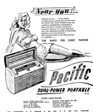 Pacific Dual Power Portable 6P8; Pacific Brand (ID = 3103186) Radio