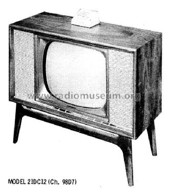 21DC12 Ch= 98D7; Packard Bell Co.; (ID = 638997) Televisión