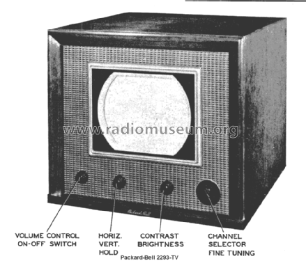 2293-TV ; Packard Bell Co.; (ID = 1545031) Televisore