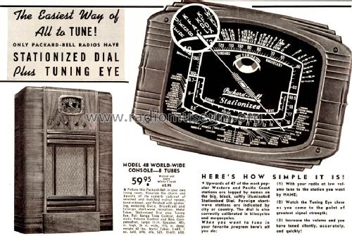 48 World-Wide ; Packard Bell Co.; (ID = 1660898) Radio