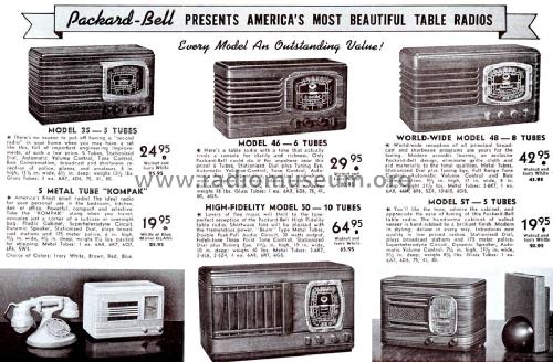 50 High-Fidelity ; Packard Bell Co.; (ID = 1660857) Radio