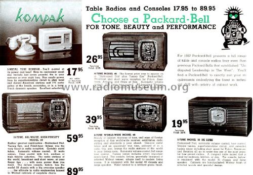 5 Kompak ; Packard Bell Co.; (ID = 1660416) Radio