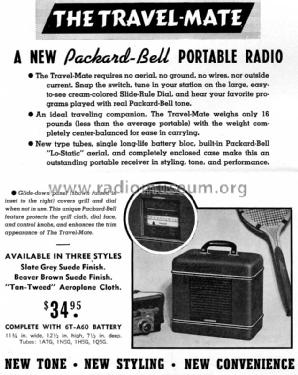 The Travel-Mate ; Packard Bell Co.; (ID = 1660993) Radio