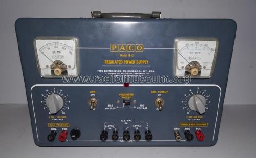 Regulated Power Supply B-12; PACO Electronics Co. (ID = 2602476) Equipment