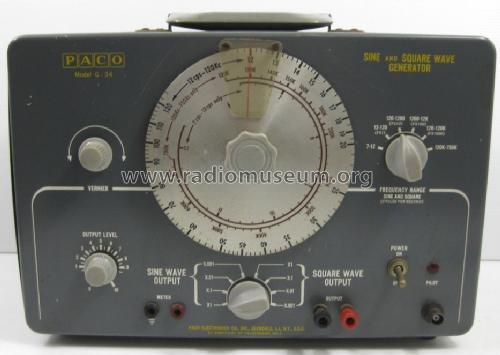 Sine/Square - Generator G34; PACO Electronics Co. (ID = 1567097) Ausrüstung