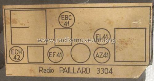 3304B; Paillard AG; St. (ID = 1869990) Radio