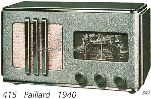 415A; Paillard AG; St. (ID = 711518) Radio