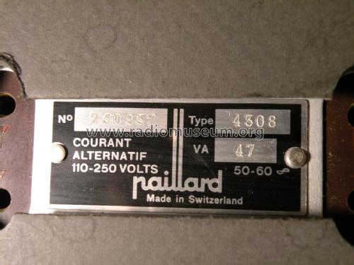 4308X; Paillard AG; St. (ID = 2658114) Radio