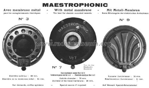 Reproducer Maestrophonic No 9; Paillard AG; St. (ID = 1665445) Microphone/PU