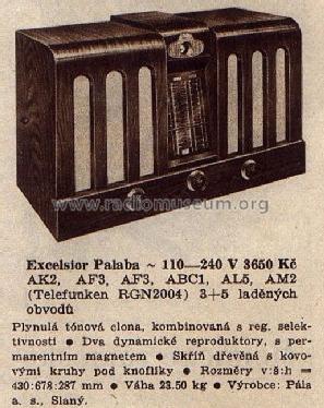 Excelsior ; Palaba, Pala, (ID = 335152) Radio