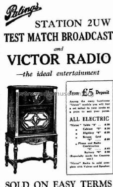 Victor Cabinet 3 ; Paling, WH, & Co.; (ID = 1836577) Radio