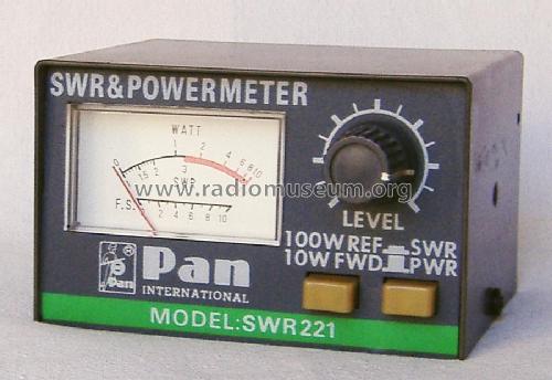 SWR & Powermeter SWR221; Pan International (ID = 1922834) Amateur-D