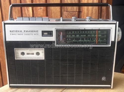 3 Band Radio Cassette 447F RQ-447FHS Radio Panasonic, |Radiomuseum.org