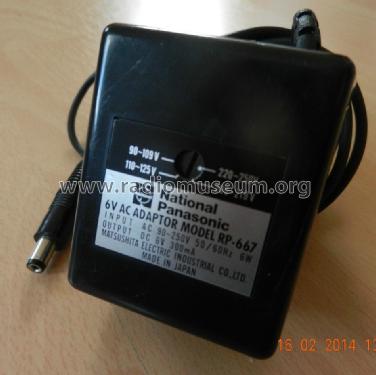 6V AC Adaptor RP-667; Panasonic, (ID = 1634556) Power-S