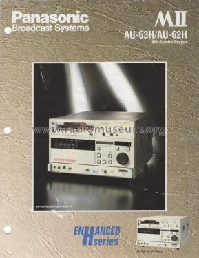 MII Video Cassette Player AU-62H; Panasonic, (ID = 3097175) R-Player