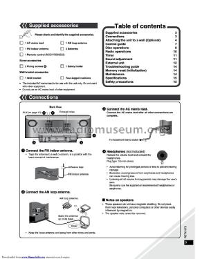 Compact Stereo System SC-HC30; Panasonic, (ID = 2627094) Radio