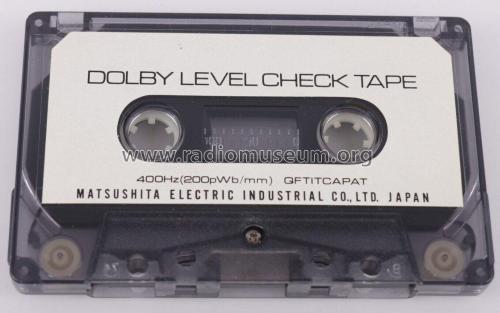 Dolby Level Check Cassette Tape QFTITCAPAT; Panasonic, (ID = 2843421) Equipment