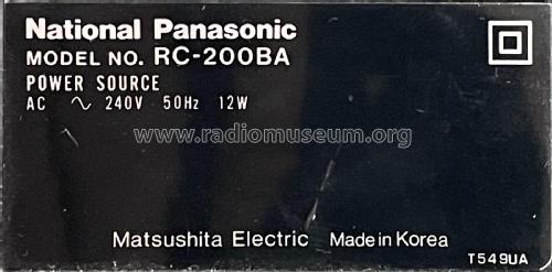 Electronic Readout Clock RC-200BA; Panasonic, (ID = 2928293) Radio