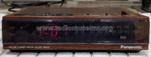 FM-AM 2-Band Digital Clock Radio RC-6060; Panasonic, (ID = 2856769) Radio