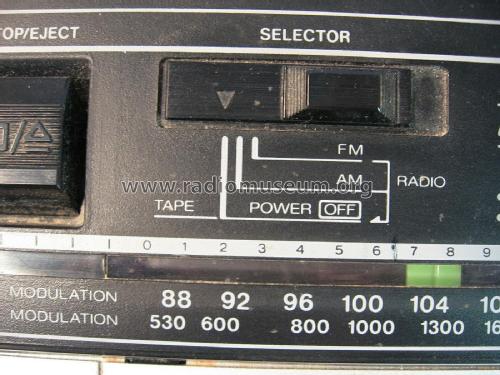 FM-AM 2-Band Radio Cassette Recorder RX-1220; Panasonic, (ID = 2823831) Radio