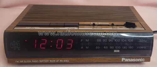 FM-AM Clock Radio RC-6064; Panasonic, (ID = 2859252) Radio