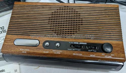 FM-AM Clock Radio RC-6067; Panasonic, (ID = 2859509) Radio