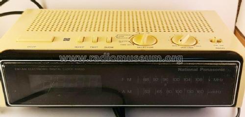 FM-AM Electronic Digital Clock Radio RC-6110BA; Panasonic, (ID = 3088368) Radio