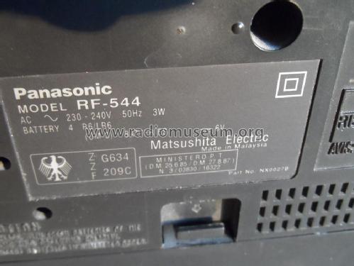 RF-544; Panasonic, (ID = 1744177) Radio