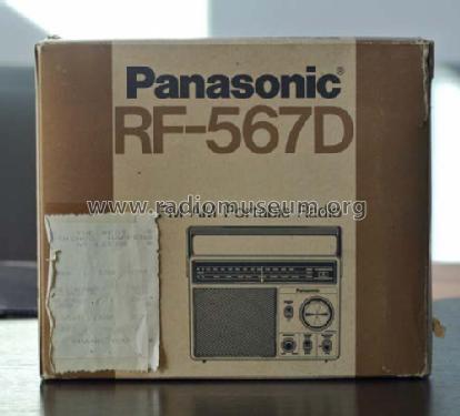 FM-AM Portable Radio RF-567D; Panasonic, (ID = 1592551) Radio