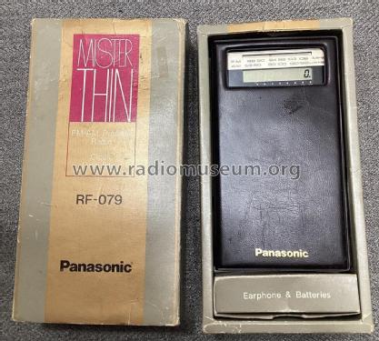 FM-AM Portable Radio with Clock/Calculator RF-079; Panasonic, (ID = 2896200) Radio