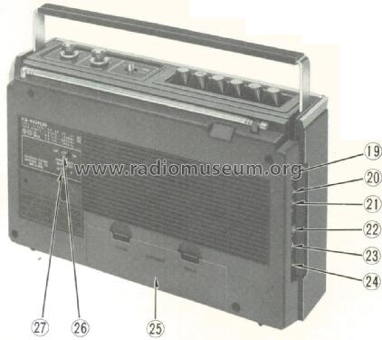 FM/MW/LW Radio Cassette RQ-445FLSD; Panasonic, (ID = 1968865) Radio