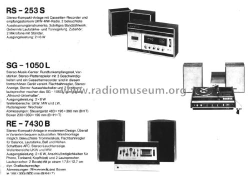 IC FET FM-AM Multiplex Stereo RE-7430B; Panasonic, (ID = 3004753) Radio