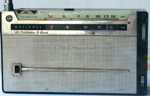 National 10-Transistor 2-Band T-28T ; Panasonic, (ID = 1980321) Radio