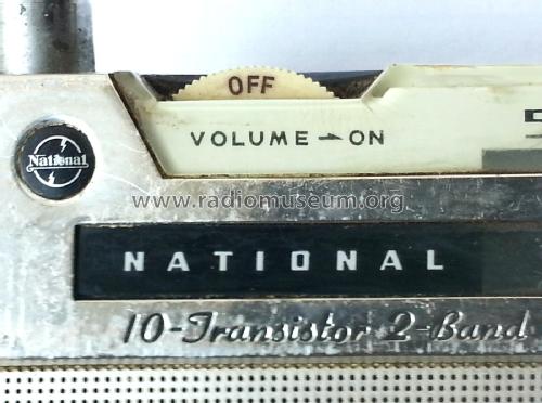 National 10-Transistor 2-Band T-28T ; Panasonic, (ID = 1980327) Radio