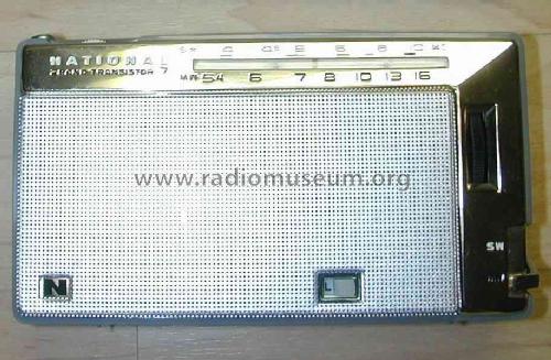 National 2 Band/ 7Transistor AT-290 Radio Panasonic, |Radiomuseum.org